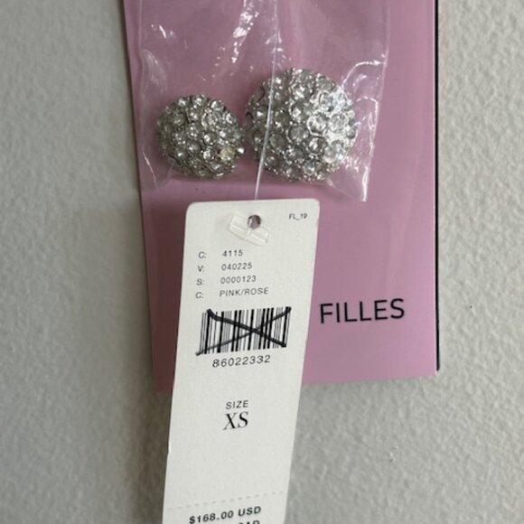 Anthropologie Avec Les Filles Contrast Pink Tweed Jewel Lined Blazer NWT - Picture 11 of 16